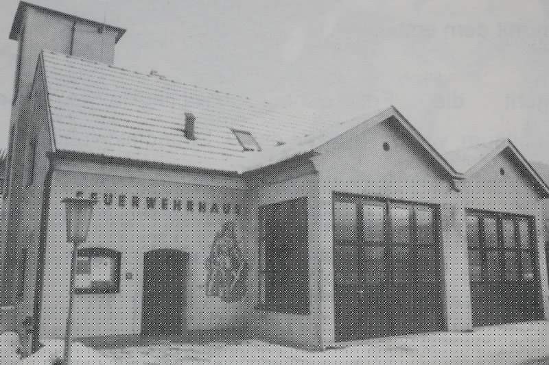 Das erweiterte Feuerwehrhaus.